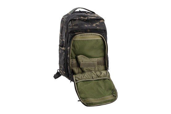 Viktos Perimeter 40 Back pack black multi cam features a CCW holster